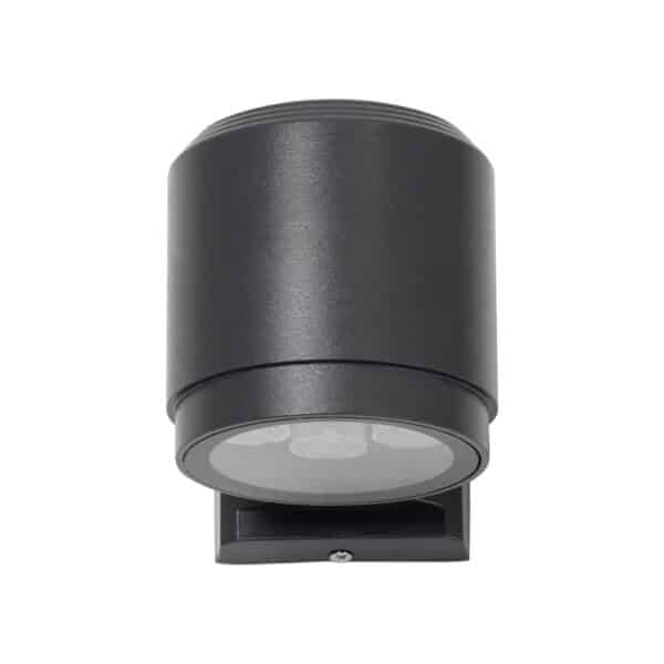 GloboStar® WALLLIGHT-SONA 90482 Φωτιστικό Τοίχου - Απλίκα LED 12W 1140lm 5° DC 24V Αδιάβροχο IP67 Μ9.5 x Π13 x Υ11cm Φυσικό Λευκό 4500K - Γκρι Ανθρακί - 3 Years Warranty | 96,84 €