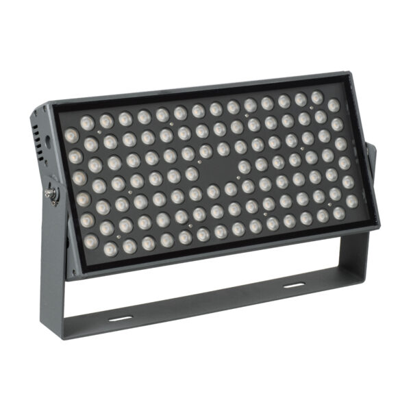 GloboStar® FLOOD-ZANA 90558 Προβολέας Wall Washer για Φωτισμό Κτιρίων LED 100W 9000lm 30° DC 24V Αδιάβροχο IP65 Μ45.5 x Π28 x Υ10cm Θερμό Λευκό 2700K - Γκρι Ανθρακί - 3 Years Warranty | 243,78 €