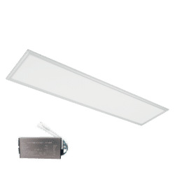 LED ΠΑΝΕΛ 48W 4000K 295x1195mm ΛΕΥΚΟ ΠΛΑΙΣΙΟ +ΜΠΑΤΑΡΙΑ ΑΣΦΑΛΕΙΑΣ