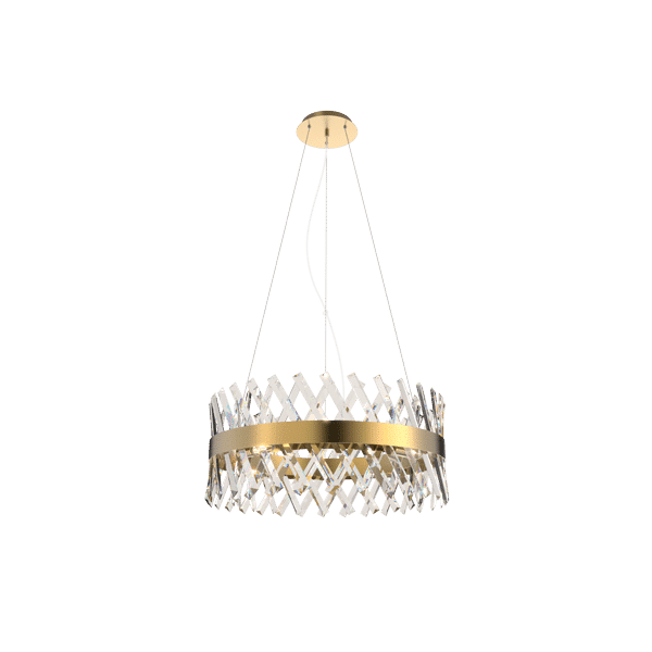 WILLIAM CHANDELIER 8xE14 GOLD