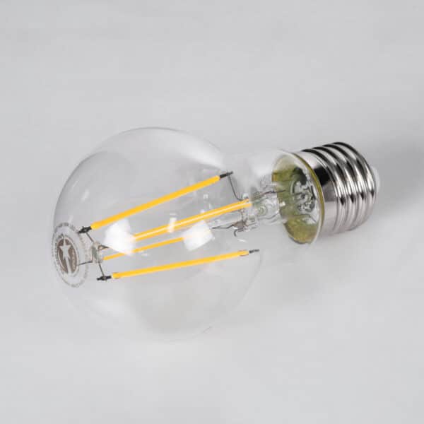 GloboStar® 99008 Λάμπα LED Long Filament E27 A60 Γλόμπος 10W 1000lm 360° AC 220-240V IP20 Φ6 x Υ10.5cm Θερμό Λευκό 2700K με Διάφανο Γυαλί - Dimmable - 3 Years Warranty | 7,08 €