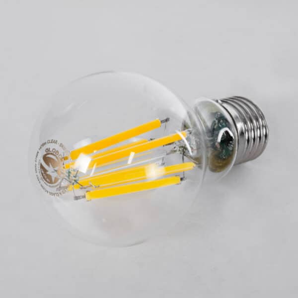 GloboStar® 99087 Λάμπα LED Long Filament E27 A60 Γλόμπος 7W 1470lm 360° AC 220-240V IP20 Φ6 x Υ11cm Θερμό Λευκό 2700K με Διάφανο Γυαλί - Pro Series 210lm/W - A Ενεργειακή Κλάση - 3 Χρόνια Εγγύηση | 12,05 €