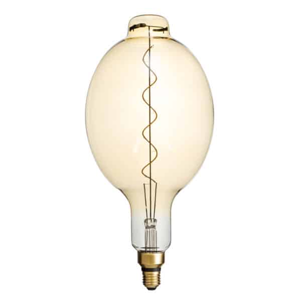 GloboStar® 99170 Λάμπα LED Soft S Spiral Filament E27 BT180 MANGOS Γλόμπος 6W 420lm 360° AC 220-240V IP20 Φ18 x Υ39cm Ultra Θερμό Λευκό 2200K με Μελί Γυαλί - Dimmable - 3 Years Warranty | 50,46 €