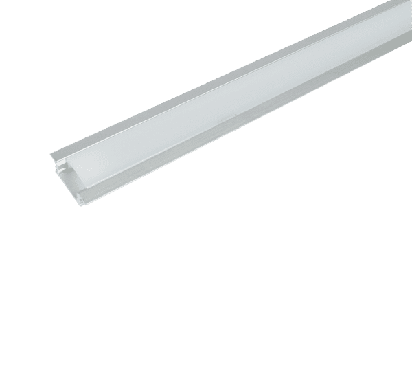 ELM718/2-2000 ΠΡΟΦΙΛ ΑΛΟΥΜΙΝΙΟΥ ΓΙΑ LED ΤΑΙΝΙΑ ΜΕ ΜΑΤ ΑΝΑΚΛΑΣΤΗΡΑ 2M