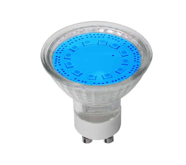 LED ΛΑΜΠΤΗΡΑΣ SMD2835 3W GU10 230V 3000K ΜΠΛΕ