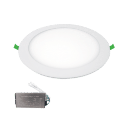 LED ΠΑΝΕΛ ΣΤΡΌΓΓΥΛΟ 7W 6500K IP65+ΚΙΤ ΑΣΦΑΛΕΙΑΣ