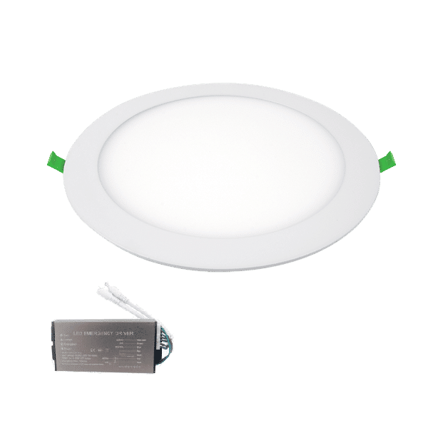 LED ΠΑΝΕΛ ΣΤΡΌΓΓΥΛΟ 7W 4000K IP65+ΚΙΤ ΑΣΦΑΛΕΙΑΣ