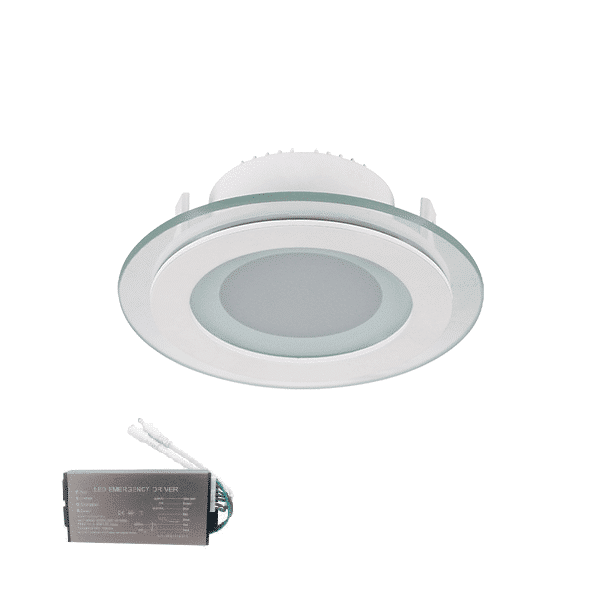 LED ΠΑΝΕΛ ΣΤΡΟΓΓΥΛΟ ΜΕ ΓΥΑΛΙ 18W 4000K+ ΚΙΤ ΑΣΦΑΛΕΙΑΣ