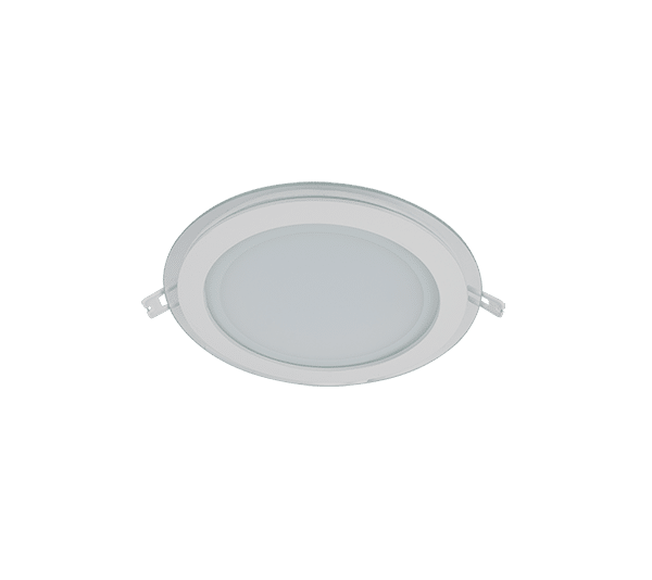 LED ΠΑΝΕΛ ΣΤΡΟΓΓΥΛΟ ΜΕ ΓΥΑΛΙ 18W 2700K
