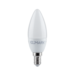 LED ΛΑΜΠΑ ΚΕΡΑΚΙ C37 5W E14 ΝΤΙΜΑΡΙΖΟΜΕΝΗ 3000K