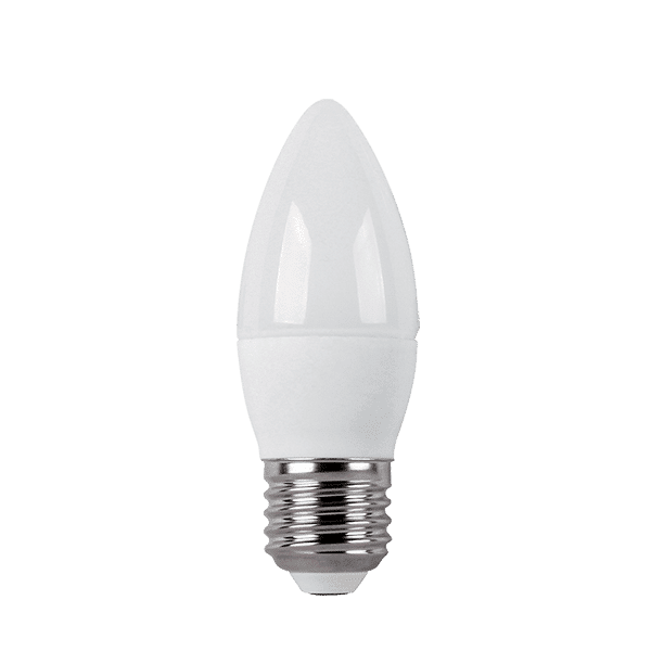 ΛΑΜΠΤΗΡΑΣ LED ΚΕΡΑΚΙ C37 SMD2835 8W E27 230V ΘΕΡΜΟ ΛΕΥΚΟ