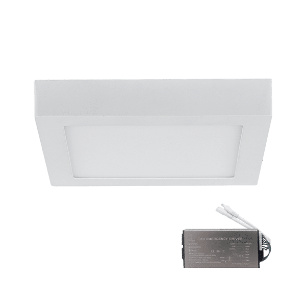 LED ΠΑΝΕΛ ΤΕΤΡΑΓΩΝΟ ΕΞΩΤΕΡΙΚΟ 18W 2700K+ ΚΙΤ ΑΣΦΑΛΕΙΑΣ
