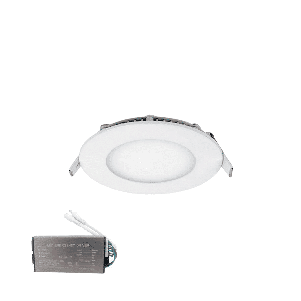 STELLAR LED ΠΑΝΕΛ ΣΤΡΟΓΓΥΛΟ ΧΩΝΕΥΤΟ 6W 6500K+ ΚΙΤ ΑΣΦΑΛΕΙΑΣ