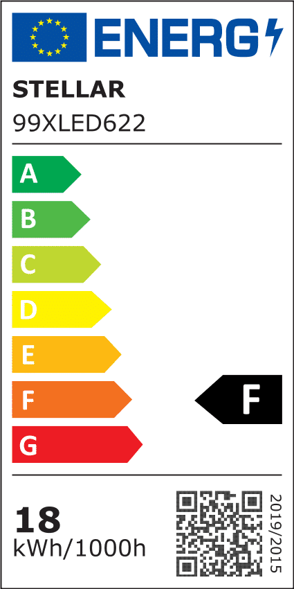 18W LED Πάνελ Στρογγυλό Εξωτερικό Λευκό Ημέρας (4000K) Stellar - Image 2