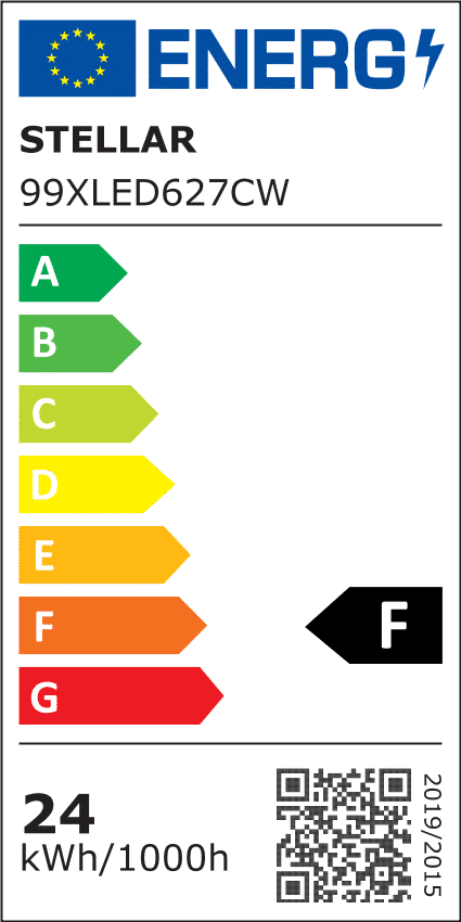24W LED Πάνελ Στρογγυλό Εξωτερικό Ψυχρό Λευκό (6500K) Stellar - Image 2