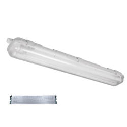 BELLA ΦΩΤΙΣΤΙΚΟ ΜΕ LED ΣΩΛΗΝΑ (1500mm) 2X24W 6200K-6500K IP65 ΜΕ ΜΠΛΟΚ