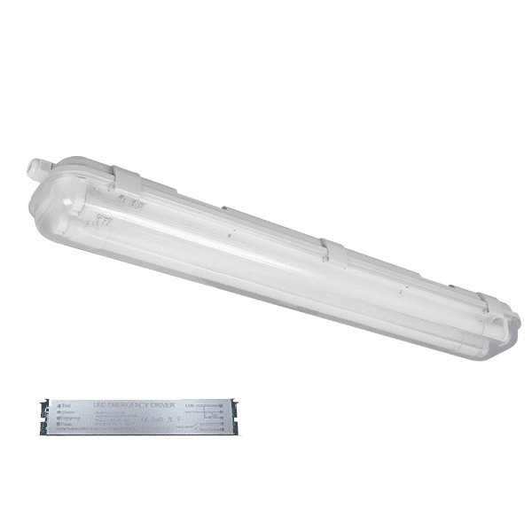 BELLA ΦΩΤΙΣΤΙΚΟ ΜΕ LED ΣΩΛΗΝΑ (1500mm) 2X24W 4000K-4300K IP65 ΜΕ ΜΠΛΟΚ