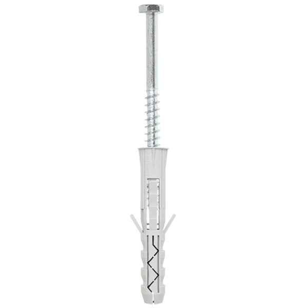 PLUG WITH SCREW Wkret-met BK 12X80/100 3pcs/bl