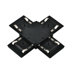 EL-XC X-CONNECTOR FOR ULTRA SLIM MAGN. RAIL BLACK