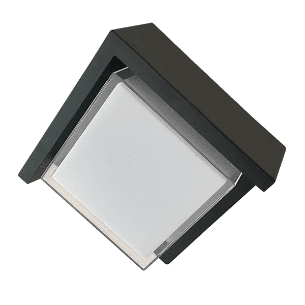 GRF341 LED ΑΠΛΙΚΑ 10W 4000K IP44 ΜΑΥΡΗ