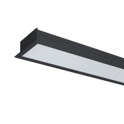 LED ΠΡΟΦΙΛ ΧΩΝΕΥΤΟ S77 64W 6500K 1500MM ΜΑΥΡΟ