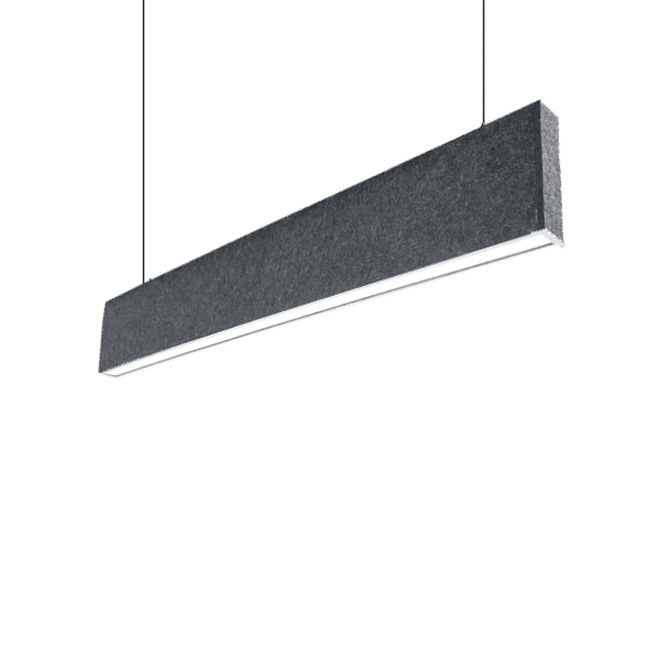ΗΧΟΑΠΟΡΡΟΦΙΤΙΚΟ LED ΠΡΟΦΙΛ ΚΡΕΜΑΣΤΟ S36 50W 4000K ΜΑΥΡΟ