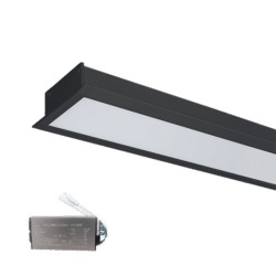 LED ΠΡΟΦΙΛ ΧΩΝΕΥΤΟ S77 24W 4000K 600MM ΜΑΥΡΟ+ΚΙΤ ΑΣΦΑΛΕΙΑΣ