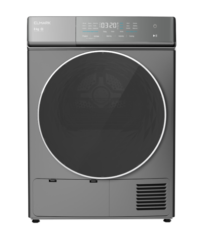 ELMARK EL-WL68 HEAT PUMP TUMBLE DRYER 8KG GREY