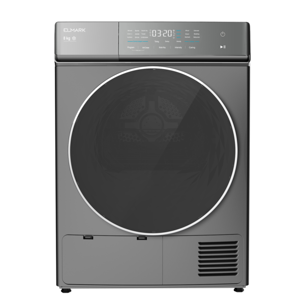 ELMARK EL-WL68 HEAT PUMP TUMBLE DRYER 8KG GREY