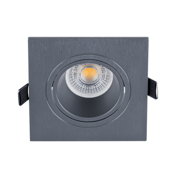 LED ΣΠΟΤ ΠΛΑΣΤΙΚΟ ΤΕΤΡΑΓΩΝΟ PAR 16 COB 7W 4000-4300K ΓΡΑΦΙΤΗΣ