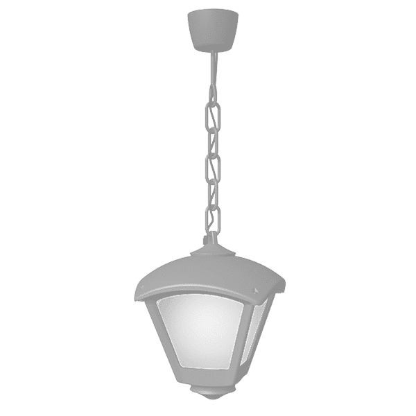 DARIO 250 GARDEN HANGING LAMP 1XE27 IP55 GREY
