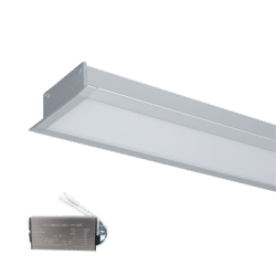 LED ΠΡΟΦΙΛ ΧΩΝΕΥΤΟ S77 24W 4000K 600MM ΓΚΡΙ+ΚΙΤ ΑΣΦΑΛΕΙΑΣ