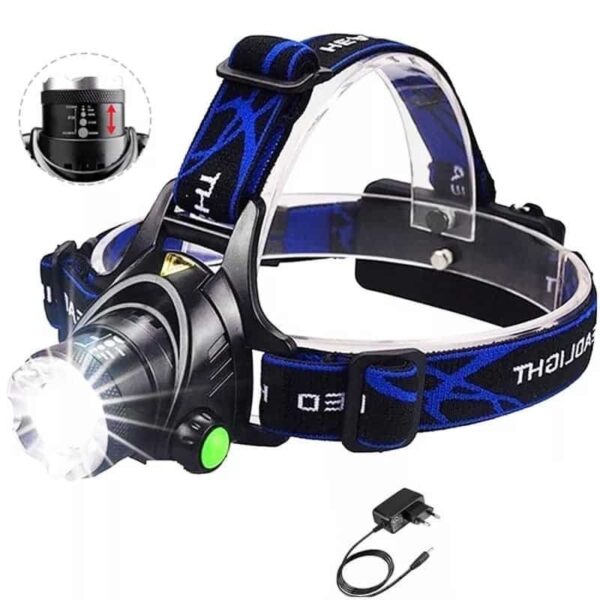 LED Super bright Φακός Κεφαλής Zoomable T6 | 18,00 €