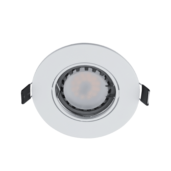 LED ΣΠΟΤ ΠΛΑΣΤΙΚΟ ΣΤΡΟΓΓΥΛΟ PAR 16 5.5W 4000-4300K ΛΕΥΚΟ