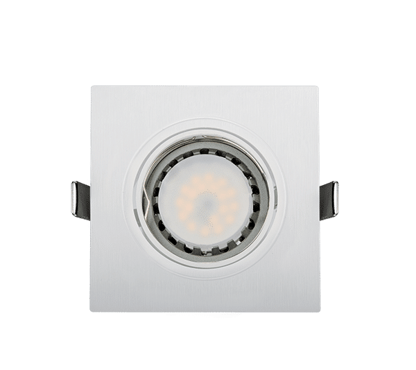 LED ΣΠΟΤ ΠΛΑΣΤΙΚΟ ΤΕΤΡΑΓΩΝΟ PAR 16 5.5W 4000-4300K ΛΕΥΚΟ