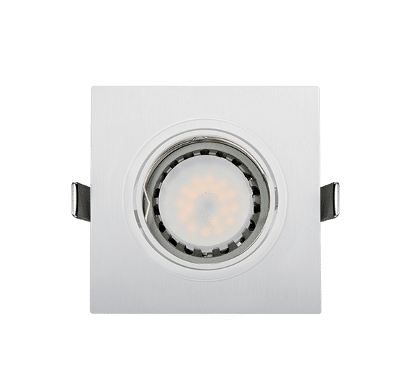 LED ΣΠΟΤ ΠΛΑΣΤΙΚΟ ΤΕΤΡΑΓΩΝΟ PAR 16 5.5W 2700-3000K ΛΕΥΚΟ