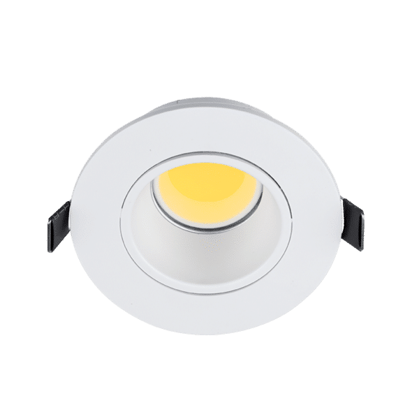 LED ΣΠΟΤ ΠΛΑΣΤΙΚΟ ΣΤΡΟΓΓΥΛΟ COB 7W 2700-3000K ΛΕΥΚΟ