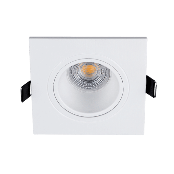LED ΣΠΟΤ ΠΛΑΣΤΙΚΟ ΤΕΤΡΑΓΩΝΟ PAR 16 COB 7W 2700-3000K ΛΕΥΚΟ