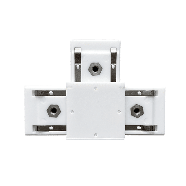 EL-TC 1 COLOUR SERIES T-CONNECTOR FOR RAIL WHITE