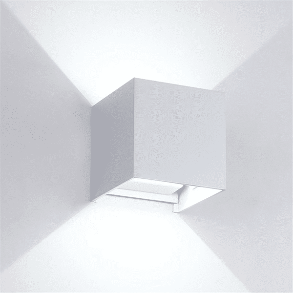 LED ΑΠΛΙΚΑ ΤΕΤΡΑΓΩΝΗ 2X5W 4000K IP54 ΛΕΥΚΗ