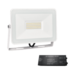 VEGA SLIM SMD LED ΠΡΟΒΟΛΕΑΣ 100W 4000K ΛΕΥΚΟ+ ΚΙΤ ΑΣΦΑΛΕΙΑΣ