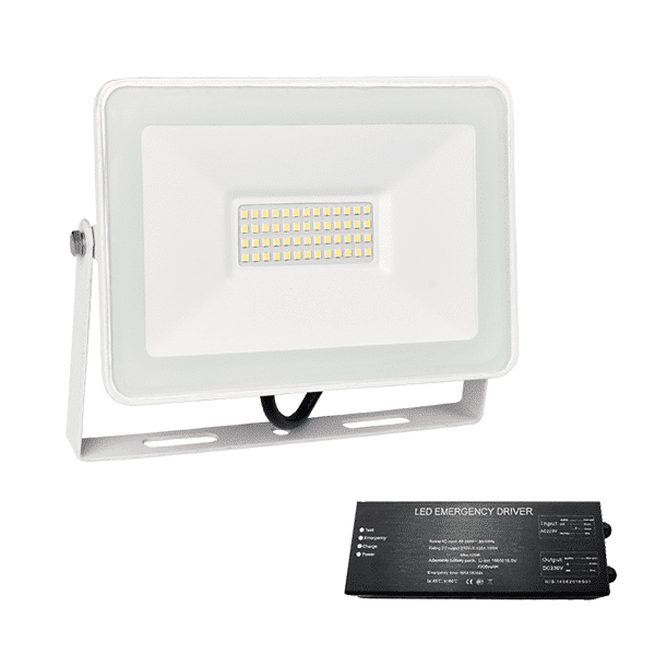 VEGA SLIM SMD LED ΠΡΟΒΟΛΕΑΣ 100W 4000K ΛΕΥΚΟ+ ΚΙΤ ΑΣΦΑΛΕΙΑΣ