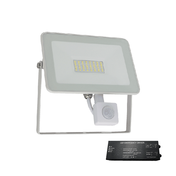 VEGA SLIM SMD LED ΠΡΟΒΟΛΕΑΣ 50W ΜΕ ΑΝΙΧΝΕΥΤΗ ΛΕΥΚΟ+ ΚΙΤ ΑΣΦΑΛΕΙΑΣ