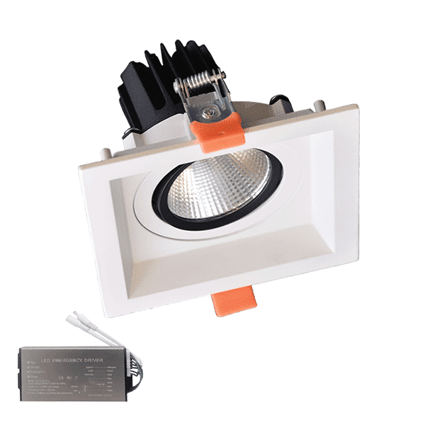 ΤΕΤΡΑΓΩΝΟ LED ΣΠΟΤ  30W 230V 3000K WH+ΚΙΤ ΑΣΦΑΛΕΙΑΣ