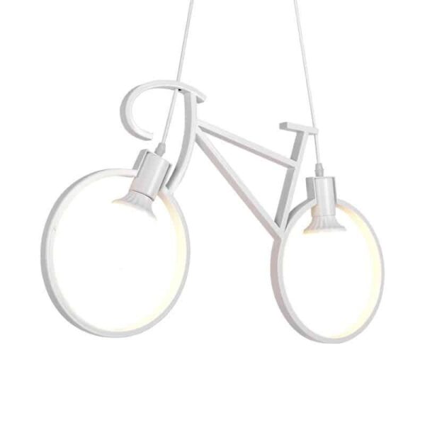 White Κρεμαστό Φωτιστικό Οροφής Ποδήλατο | 39,00 €