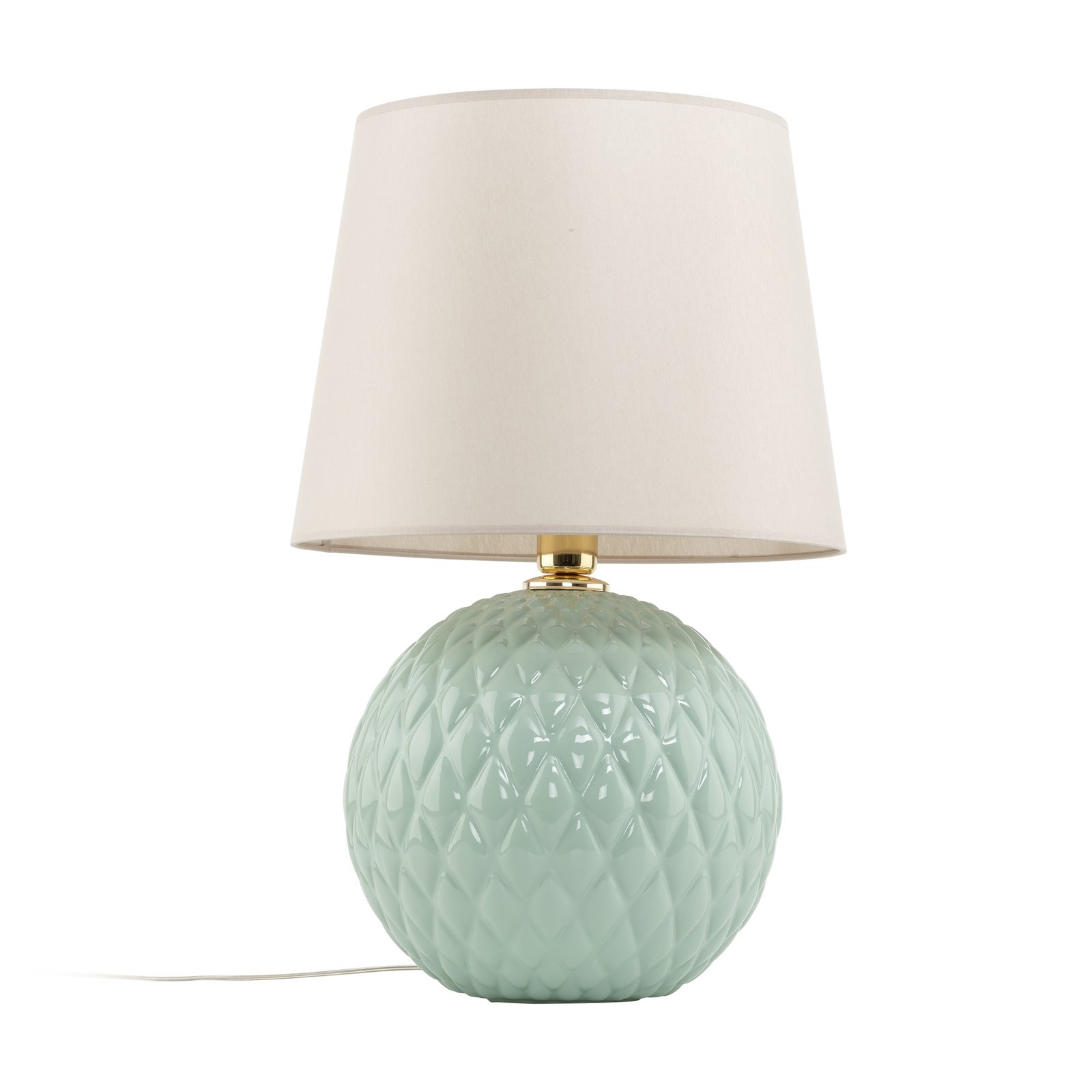 TK LIGHTING TABLE LAMP SANTANA 1XE27 BLUE/ECRU TK LIGHTING TABLE LAMP SANTANA 1XE27 BLUE/ECRU