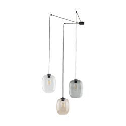 TK LIGHTING PENDANT ELIO 5972 3XE27 BLACK