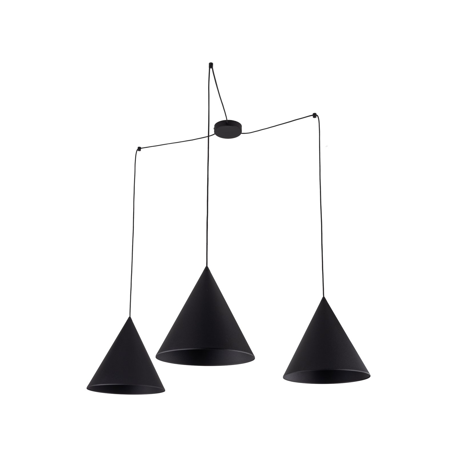 TK LIGHTING PENDANT CONO 6629 3XE27 BLACK TK LIGHTING PENDANT CONO 6629 3XE27 BLACK
