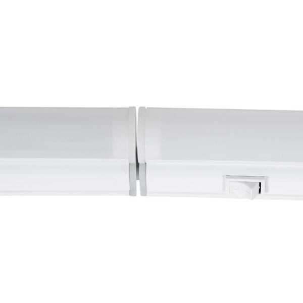 GloboStar® TUBO 60785 Γραμμικό Φωτιστικό Οροφής Linear LED Τύπου T5 Επεκτεινόμενο 5.5W 539lm 180° AC 220-240V IP20 Πάγκου Κουζίνας με Διακόπτη On/Off Μ30 x Π2.2 x Υ3.5cm Φυσικό Λευκό 4500K - Λευκό - 3 Years Warranty | 5,00 €