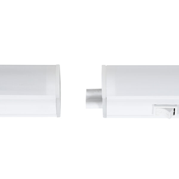 GloboStar® TUBO 60791 Γραμμικό Φωτιστικό Οροφής Linear LED Τύπου T5 Επεκτεινόμενο 18W 1764lm 180° AC 220-240V IP20 Πάγκου Κουζίνας με Διακόπτη On/Off Μ120 x Π2.2 x Υ3.5cm Φυσικό Λευκό 4500K - Λευκό - 3 Years Warranty | 8,01 €